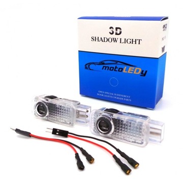 VW Passat, Phaeton - Lampka do drzwi LED zestaw 2szt