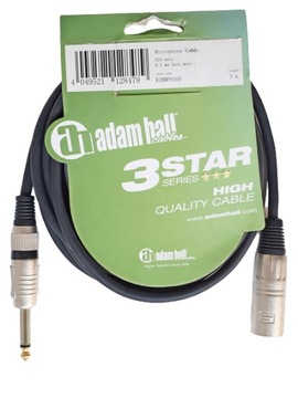 ADAM HALL K3MMP0300 — КАБЕЛЬ XLR M — JACK MONO 3M