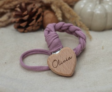 Плетеная подвеска-пустышка с именем Мишка