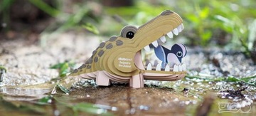 Реалистичные детали 3D-пазла «Аллигатор» ECO EDU