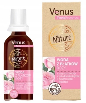 Venus Nature Receptura Woda z płatków róży 50 ml