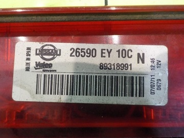 NISSAN QASHQAI J10 +2 FACELIFT I 11R SVĚTLO STOP 89318991