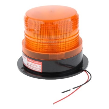 Sygnalizator awaryjny LED Lampa błyskowa stroboskopowa lampka ostrzegawcza Bursztyn 12V Pomarańczowy