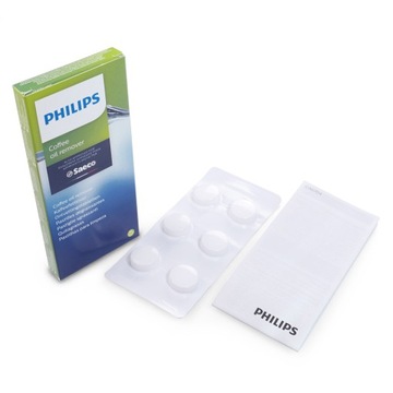 2 фильтра для воды для кофемашины PHILIPS Latte Go, НАБОР таблеток для удаления накипи