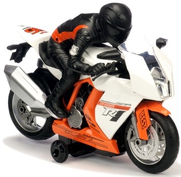 Motocykl z dźwiękiem i światłami, metal, display 7662