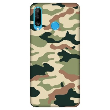 Etui pokrowiec do Huawei P30 Lite Wojsko moro