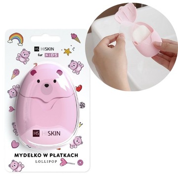 HS HISKIN FOR KIDS Mydełko w płatkach MYSZKA / SOAP IN FLAKES LOLLIPOP
