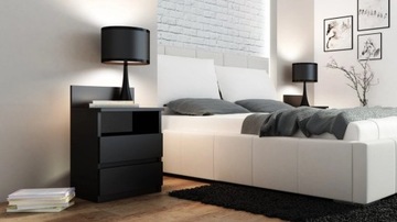 КРОВАТЬ Тумбочка с 2 ящиками, прикроватная тумбочка, полки, комод для спальни