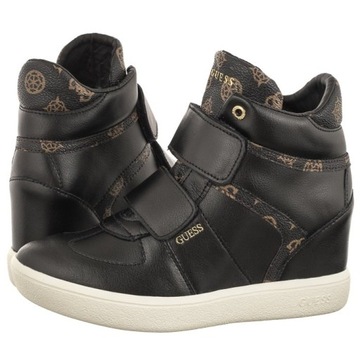 Buty Sneakersy Damskie Guess Moira FL7MOR Czarne