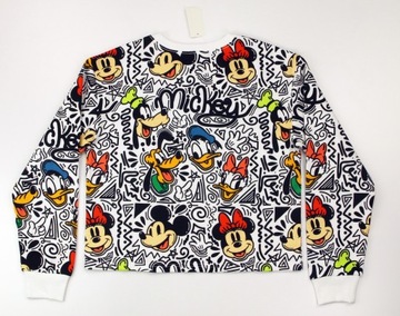 DISNEY Myszka Miki Mickey Mouse Bluza Crop Top r.M