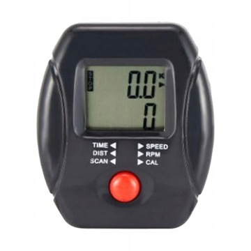 Wioślarz wyświetla licznik kalorii