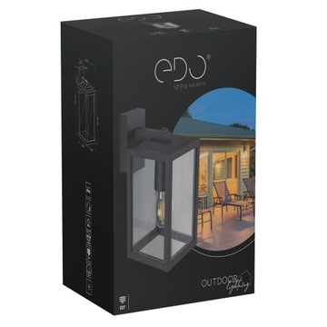 Настенный светильник GARDEN, ФАСАДНЫЙ СВЕТИЛЬНИК, 1xE27 EDO