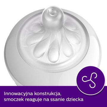 AVENT NATURAL RESPONSE ZESTAW PREZENTOWY: 2 BUTELKI + SMOCZKI ULTRA AIR 0+