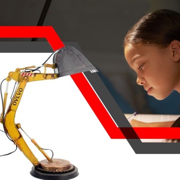 НАСТОЛЬНАЯ ЛАМПА ДЛЯ ЧТИТЕЛЬНОГО СТОЛКА USB - ЭКСКАВАТОР