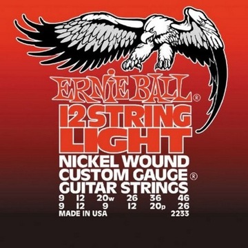 Ernie Ball EB 2233 Custom 12 String struny do git