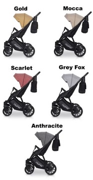 КОЛЯСКА RIKO NUNO СЕРАЯ + ПОЛНАЯ СУМКА ДОПОЛНИТЕЛЬНО