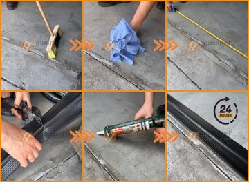 Гараж галлеж Попытка для игры 85x12mm 4m +пороговый клей B-998 теплый порог