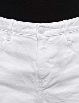 Damskie szorty Replay WA419 biały jeans