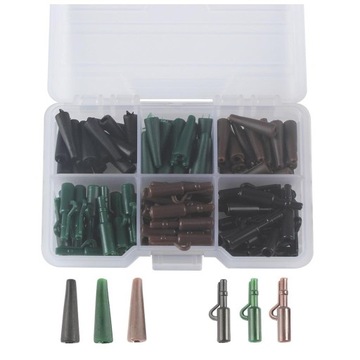 60pcs Carp Fishing Safety with Tail Terminal Tackle