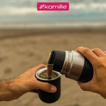 TERMOS PRÓŻNIOWY STALOWY BIDON KUBEK TERMICZNY 1L