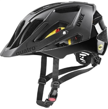 KASK UVEX QUATRO CC MIPS ALL BLACK MAT/SHI 56-61CM