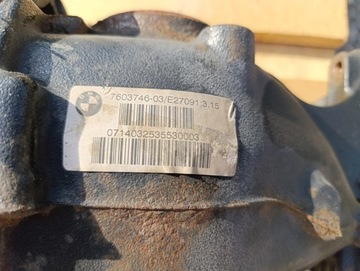 BMW F30 F31 F34 ZADNÍ DIFER 7603746 3.15 N26