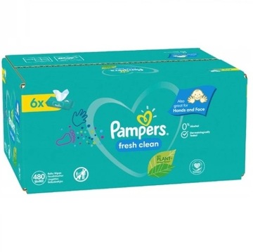 Chusteczki nawilżane Pampers Fresh Clean 480 szt