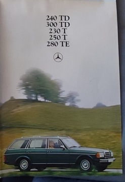 Prospekt Mercedes S123 240TD 300TD 230T 250T 280TE 8 / 1977