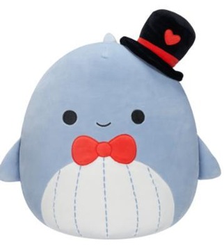 SQUISHMALLOWS WIELORYB SAMIR MASKOTKA PRZYTULANKA 20CM WALENTYNKI