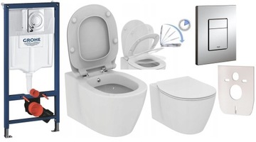 GROHE zestaw 6w1 STELAŻ +MISKA WC Z FUNKCJĄ BIDETU