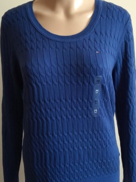 TOMMY HILFIGER SWETER DAMSKI M GRANATOWY