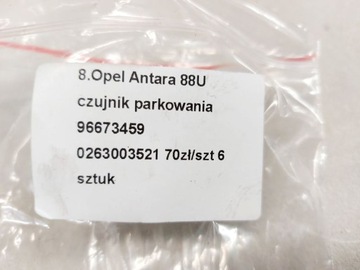 OPEL ANTARA 88U SENZOR PARKOVÁNÍ 96673459