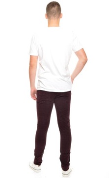 LEE spodnie REGULAR skinny sztruks MALONE W32 L32