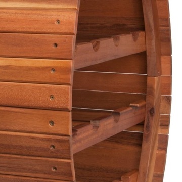 ДЕРЕВЯННАЯ ПОЛКА ПОЛКА ДЛЯ ВИНА НА 12 БУТЫЛОК