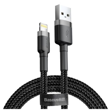 BASEUS KABEL do IPHONE 14 13 12 PRO X XS USB - LIGHTNING DŁUGI SZYBKI 2m