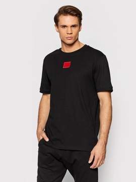 HUGO BOSS Diragolino212 T-SHIRT KOSZULKA MĘSKA CZARNA NA PREZENT / S