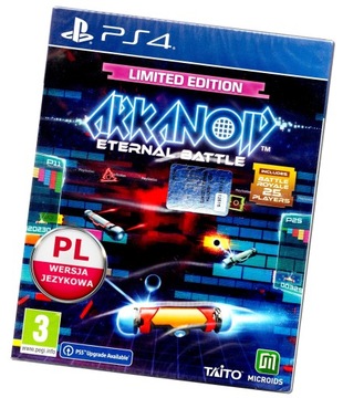 Arkanoid Eternal Battle Limited Edition PS4 PS5 Nowa PO POLSKU + DODATKI