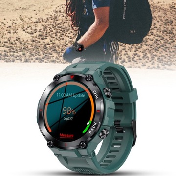 SMARTWATCH МУЖСКИЕ ЧАСЫ С ФУНКЦИЕЙ GPS ВОДОНЕПРОНИЦАЕМОЕ ПОЛЬСКОЕ МЕНЮ 480 мАч