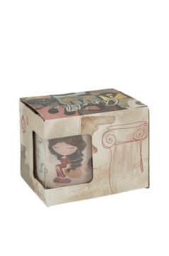 Кружка фарфоровая Anekke дизайн Muse 360 мл Кружки для посудомоечной машины В подарок