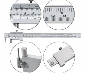 штангенциркуль со щупом 200мм/0,05мм