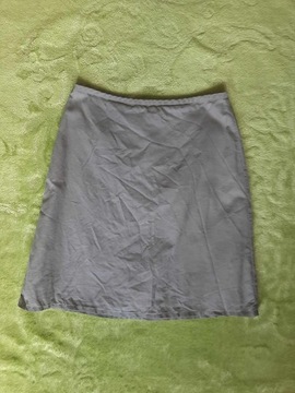 H & M spódnica lniana khaki 36
