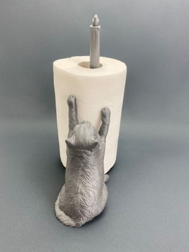 Серебряный держатель для кухонных бумажных полотенец