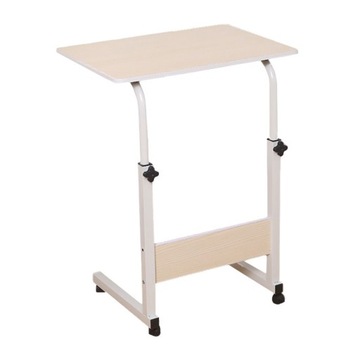 Мобильный столик для ноутбука/Мобильный журнальный столик - белый/бежевый