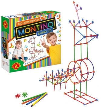 MONTINO 230 RURKI 3D BUDUJ SKŁADAJ BAW SIĘ