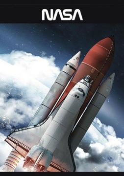 ZESZYT UNIPAP A5-32 KRATKA NASA RAKIETA KOSMICZNA