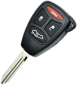 JEEP GRAND CHEROKEE WRANGLER CHRYSLER DODGE KLUCZYK PILOT OBUDOWA+PRZYCISKI