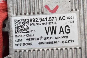MĚNIČ MODUL LED LEVÝ 992941571AC SKODA KAMIQ 19-