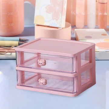 органайзер для хранения ящиков 2 ящика Розовый
