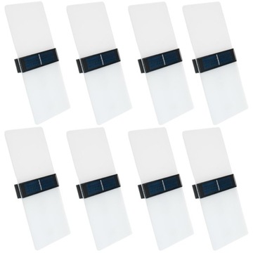 8x Kinkiet Lampka Solarna Ozdobna LED Oświetlenie Domku Altanki Tarasu