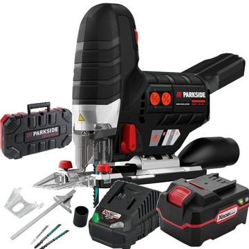 PARKSIDE PERFORMANCE Wyrzynarka x20v + akumulator 4Ah BRZESZCZOTY WALIZKA